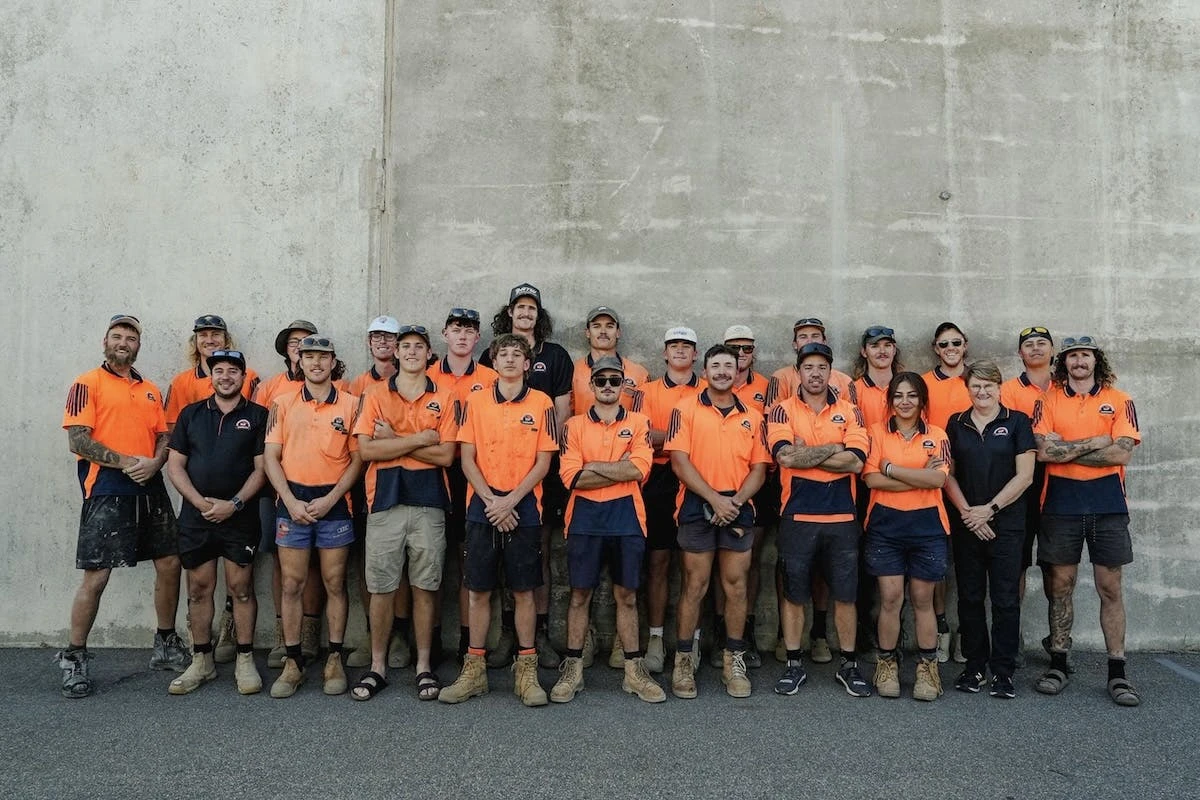 B&P Carpentry team working on a construction project