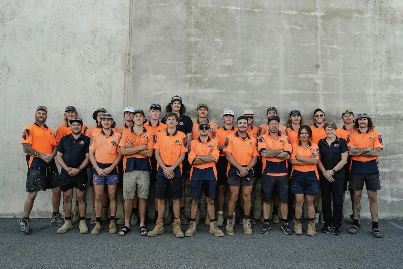 B&P Carpentry team working on a construction project