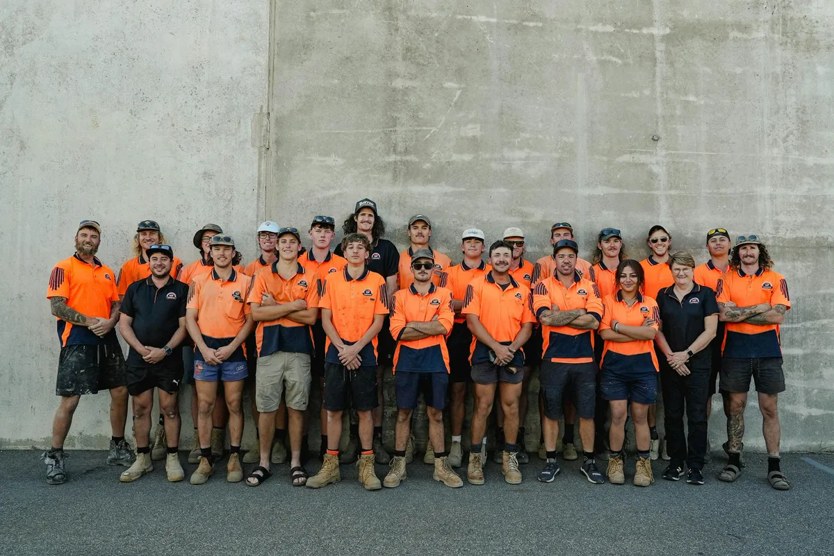 Photo of the team in 2025 for the banner